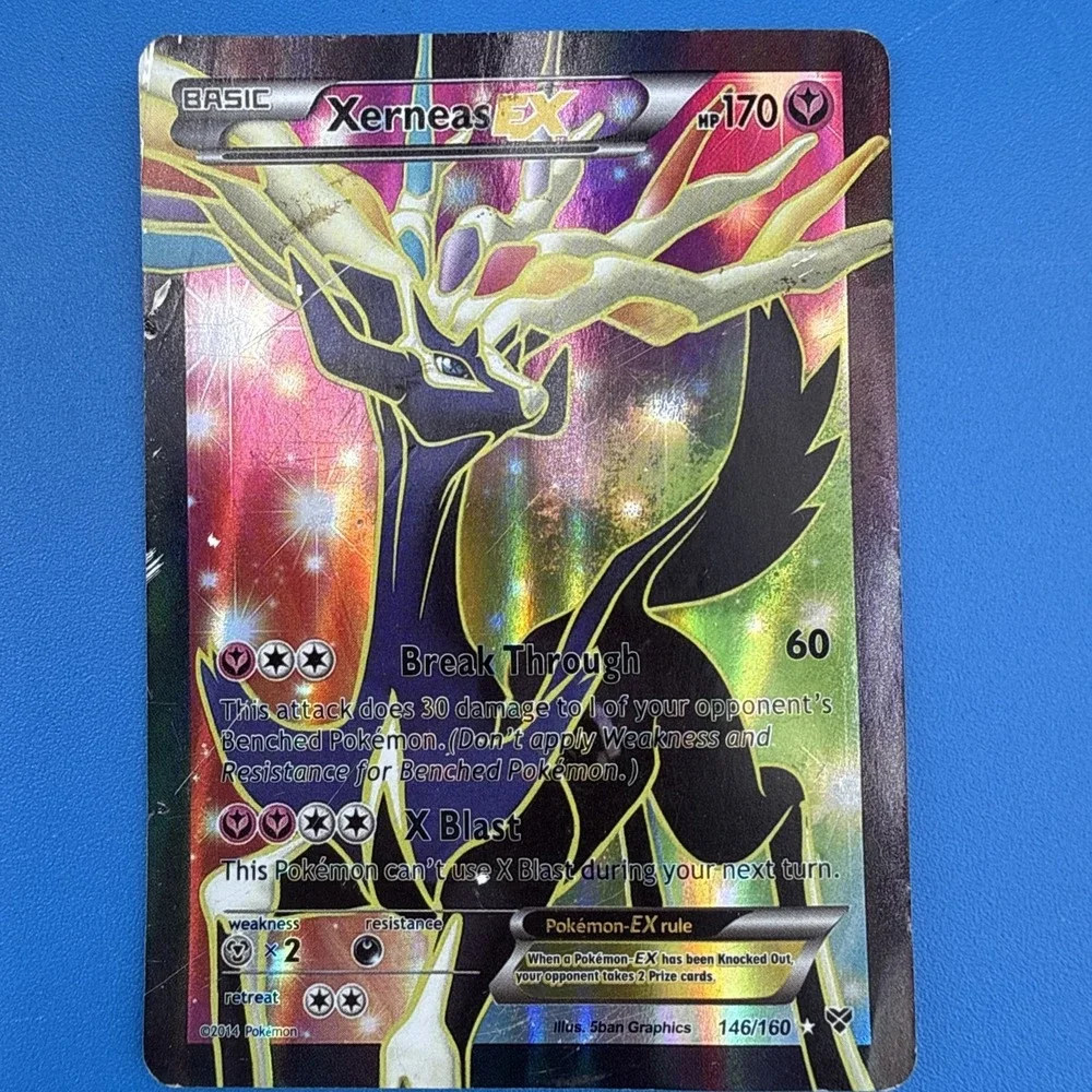 Pokemon TCG Xerneas EX (146 Full Art) 146/160 XY Holo